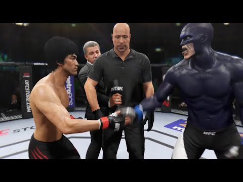 Bruce Lee vs. Evil Batman - EA Sports UFC 2 - Dragon Fights 🐉