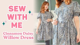 SEW WITH ME | Cinnamon Daisy Willow Dress Sewing Pattern