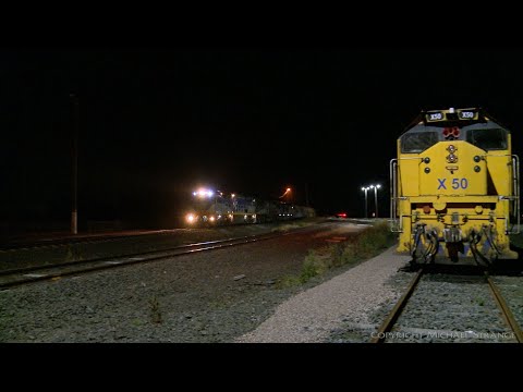 6MP9 SCT Freight Train At Night (18/12/2020) - PoathTV Australian Railways