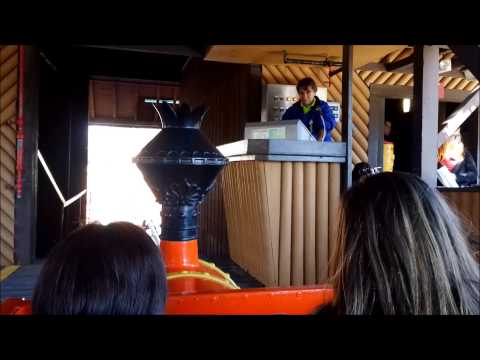 Great Adventure: Runaway Mine Train on Ride Second Row POV / April 16, 2014 1080p