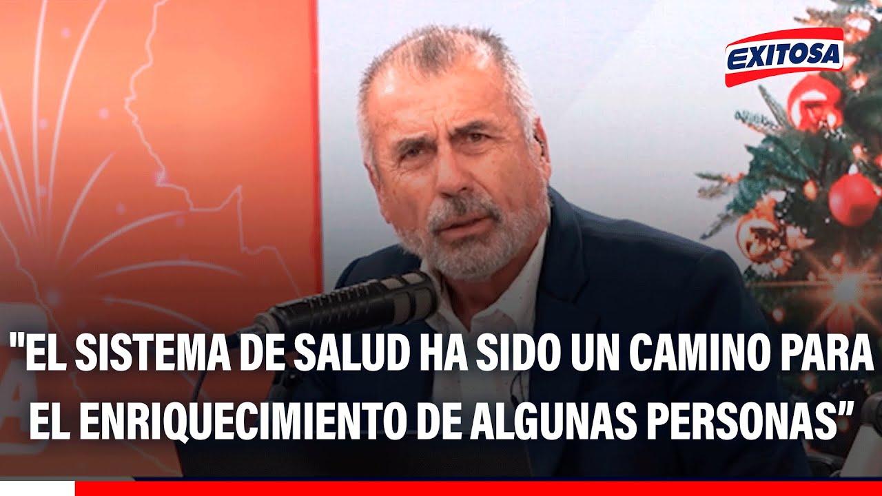 🔴🔵 Lúcar: "El sistema  de salud pública ha sido un camino para el enriquecimiento de algunos"