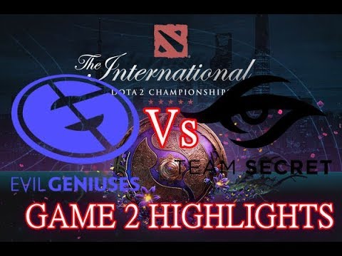 TEAM SECRET Vs EG Game 2 TI9 HIGHLIGHTS BO2 DOTA 2 INTERNATIONAL 2019