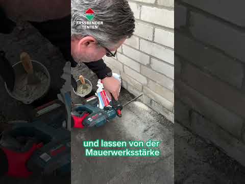 Nachträgliche Horizontalsperre mit Redstone