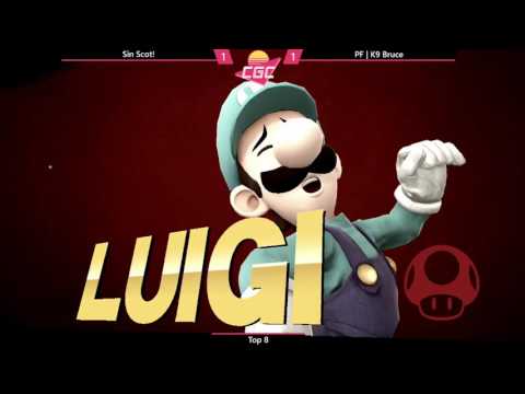 CGC 2017 Smash 4:  SG | Scot! (Luigi) vs. K9sbruce (Sheik)