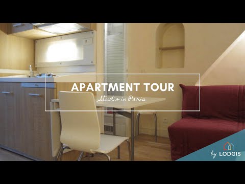 Apartment Tour // Furnished  20m2 in Paris – Ref : 10412138