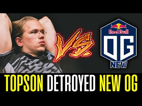 TOPSON Comfort Hero DESTROYED New OG in Ranked DOTA 2