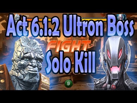 Korg Vs Ultron Act 6.1.2 Boss - Solo Kill ! - Marvel Contest of Champions