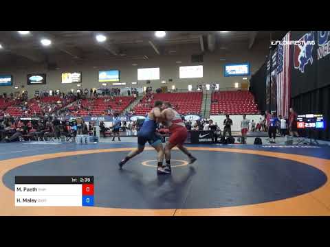 130 Kg Rnd Of 16 Matthew Paeth Empire Wrestling Club AFRTC Vs Haydn Maley Stanford California RTC