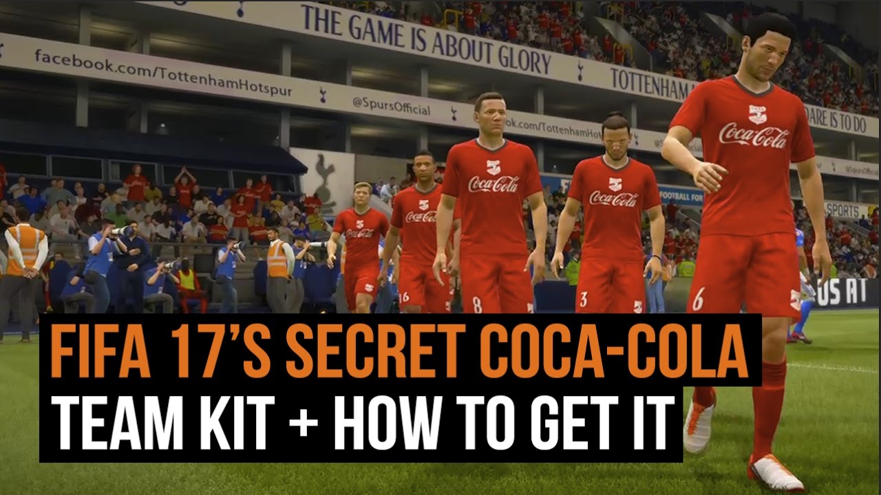 FIFA 17's secret Coca-Cola team kit (Here's how to get it) - YouTube