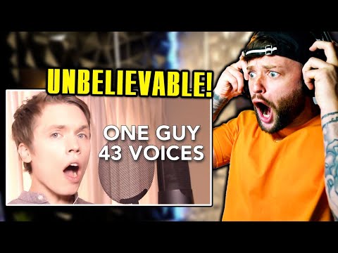 ROOMIE - 1 Guy, 43 Voices | REACTION