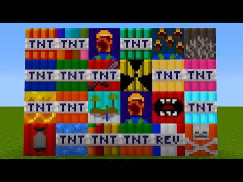Minecraft: MORE TNT MOD (35 CRAZY EXPLOSIONS) - TOO MUCH TNT Mod Showcase