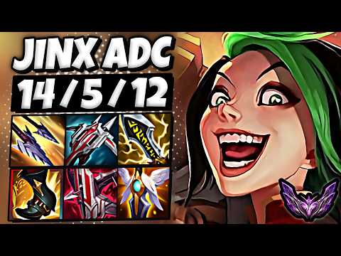 Jinx vs Ashe [ ADC ] Lol Korea Master Patch 25.20 ✅