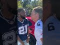That Time When A Dallas Cowboys Fan Saw A Cleveland Browns Fan Before The Game