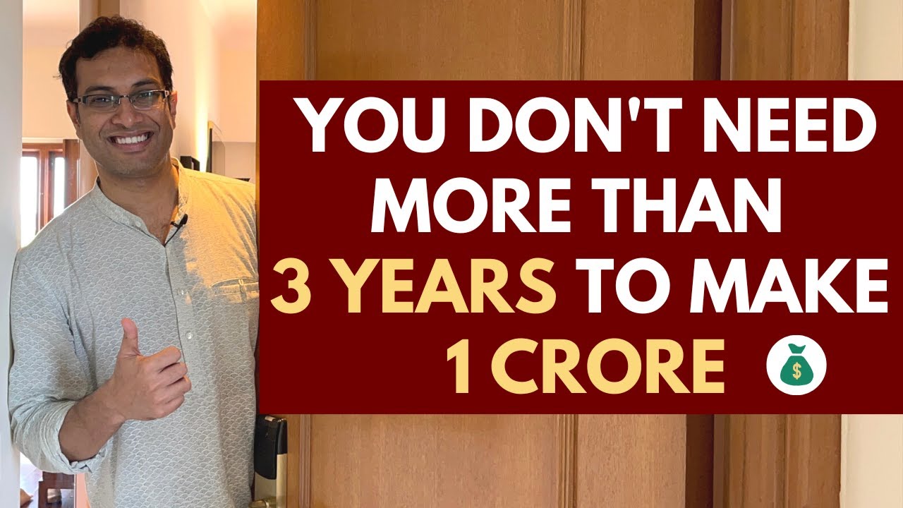 5 simple rules to make Rs 1 Crore in 3 years