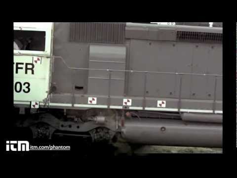 Slow Motion Train Crash High Definition