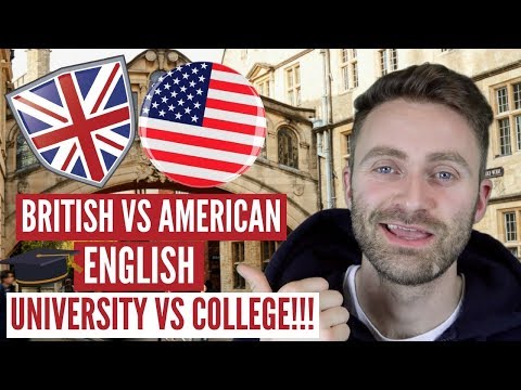 大學與學院的區別｜10英式英語與美式英語的區別 (University vs College | 10 British vs American English Differences)
