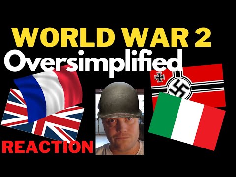 Recky reacts to: Oversimplified - World war 2 (Part 1)