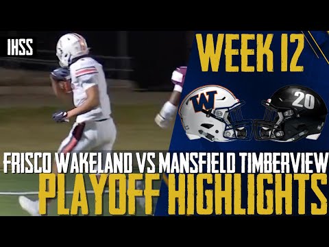 Frisco Wakeland vs Mansfield Timberview - 2023 Week 12 Football Highlights