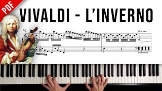 Vivaldi “Winter” (L’Inverno) for Solo Piano — Classical Arrangement + Sheet Music PDF