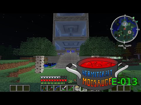 Minecraft Mod Sauce Ep 13 Birch Apples For Slip & Mumbo HermitCraft Modded Minecraft