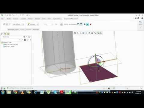 How to assemble Rocket in CREO