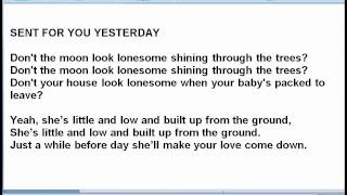 "Sent For You Yesterday," by Jimmy Rushing, with Count Basie and Eddie Durham