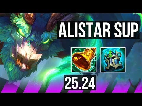 ALISTAR & Cassiopeia vs LEONA & Corki (SUP) | KR Challenger | 25.24