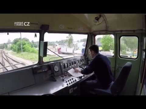 Čerčany - Praha hl. nádraží/ POHLED NA PRÁCI STROJVEDOUCÍHO/ HD KVALITA