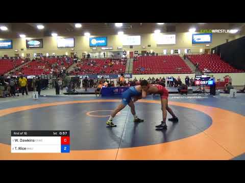 2018 Marine Corps US Open/Senior Men's Greco-Roman 63 Rnd Of 16 - Wesley Dawkins (GEWC) Vs. Travis