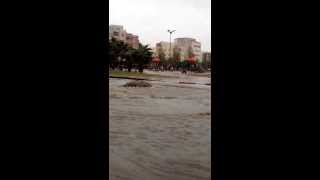 preview picture of video 'Flood in tangier فيضان طنجة المغرب'