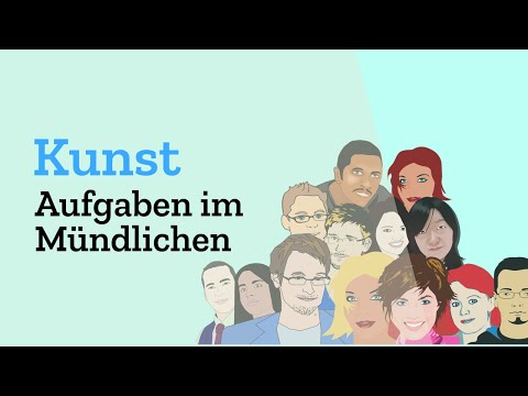 These tasks can be asked in the oral exam in art - Oral Abitur in art (tips)