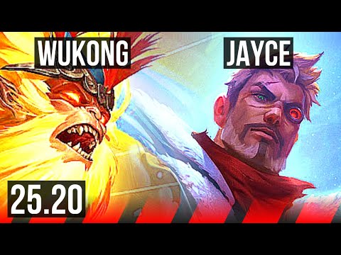 WUKONG vs JAYCE (TOP) | KR Master | 25.20
