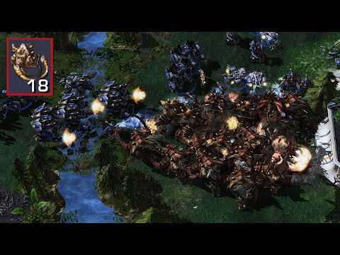 메카닉 상대로 200 울트라리스크 뽑는 저그를 만났습니다.