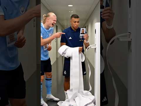 Mbappé broke the machine 💀😭 #mbappé #haaland #football