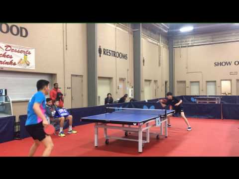 2017 Arnold Table Tennis Challenge Roger Liu vs Alex Bu