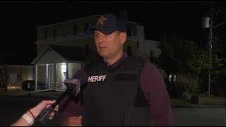 Raw video: Interview with Duplin County sheriff about manhunt