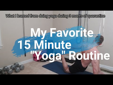 My Favorite 15 Minute Yoga Routine (ABSOLUTE BEGINNER)
