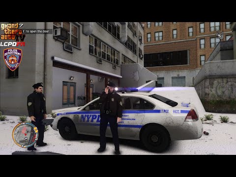 GTA IV - LCPDFR 1.1🚔 - LCPD/NYPD - Winter Patrol - Wanted Suspects on the Run - 4K