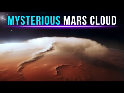 Return Of The Elongated Mysterious Cloud On Mars 1800 km