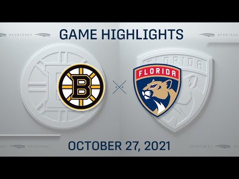 NHL Highlights | Bruins vs. Panthers - Oct. 27, 2021