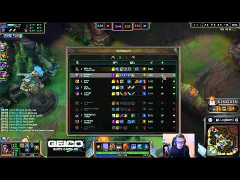 Bjergesn duo Scarra vs Incarnati0n - Twisted Fate vs Azir Mid - League of Legends Solo Queue Stream