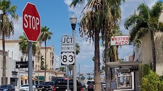 part 1. walking downtown Weslaco, TX. another super hot day.