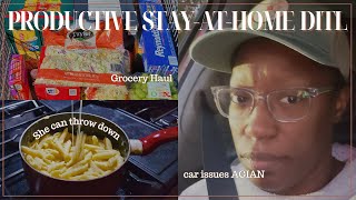 SAHM VLOG | Laundry, Sam's + Aldi Grocery Haul,  They Playing Me @KenyettaRene