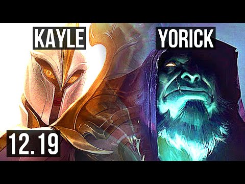 KAYLE vs YORICK (TOP) | 1.7M mastery, 300+ games | EUW Diamond | 12.19