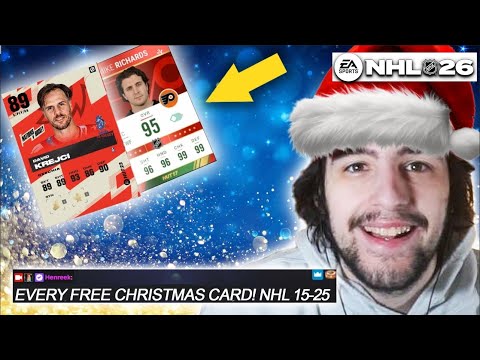 JEDE KOSTENLOSE WEIHNACHTSBELOHNUNG AUS NHL 15-25 | NHL 26 HUT