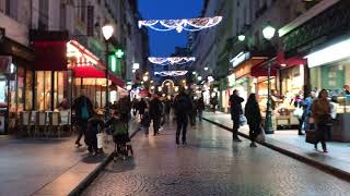  - Rue Montorgueil, Décorations de Noël