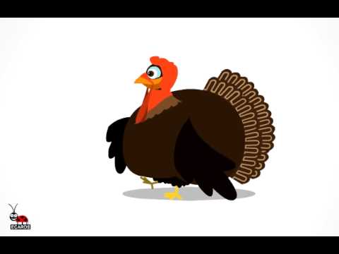 Funny Animated Greeting E-card. Turkey Life .