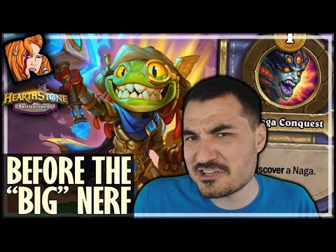 MY LAST BROKEN NAGA GAME! - Hearthstone Battlegrounds
