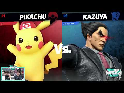 Delfino Maza 2023 Wave C Pools - ShinyMark (Pikachu) Vs. Franryuken (Kazuya) - SSBU Tournament