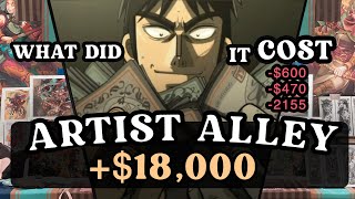 What Does it Cost to be a Convention Artist (with exact numbers and expenses) vlog